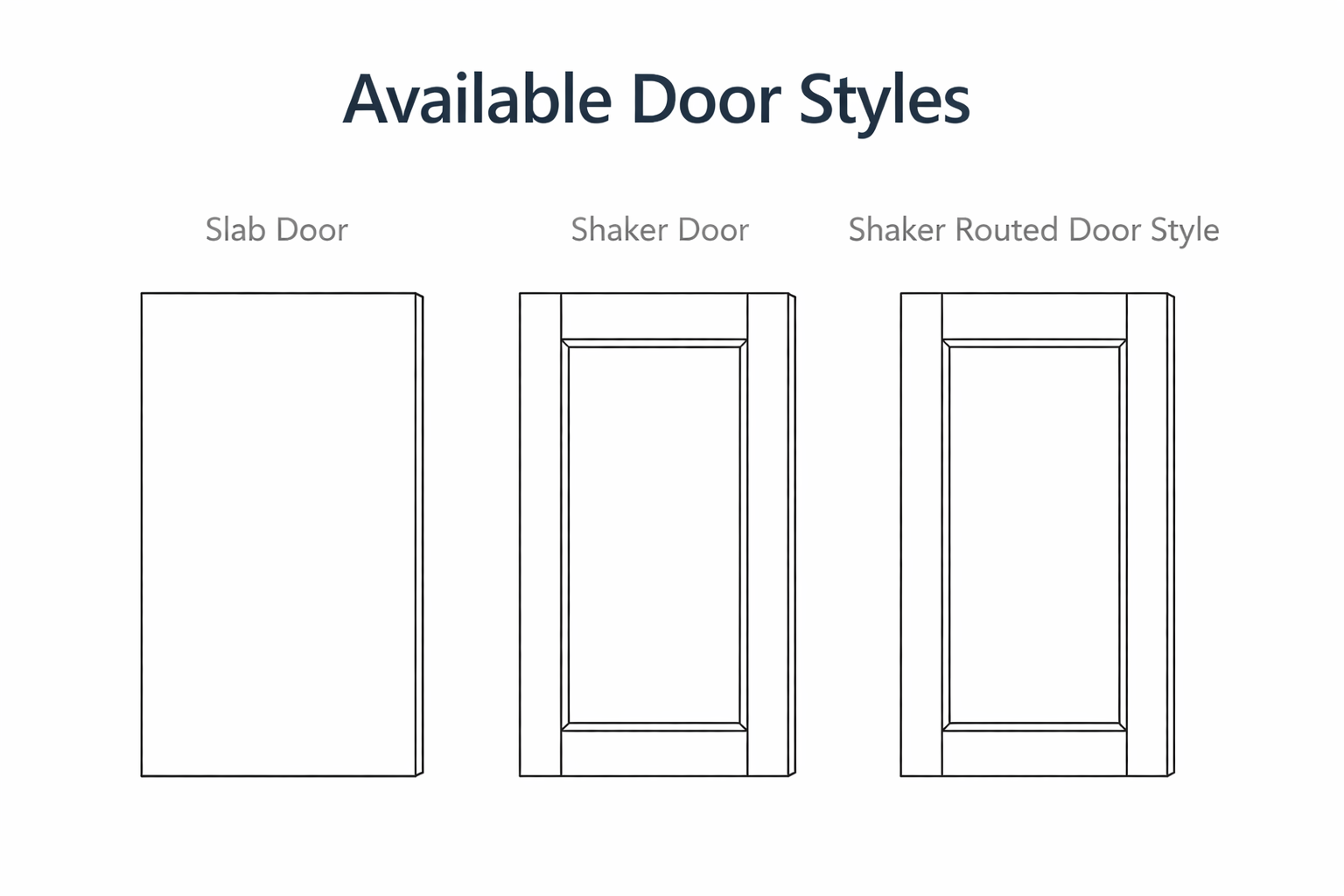 Available Door Styles