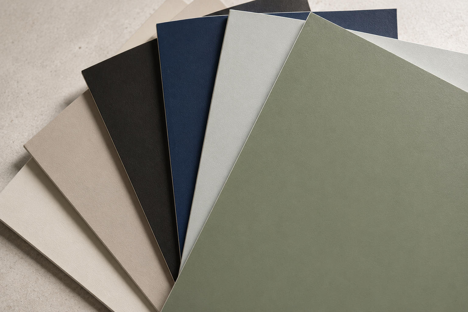 Slab Door Finish Collection